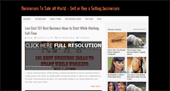 Desktop Screenshot of businesstosale.com
