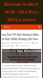 Mobile Screenshot of businesstosale.com